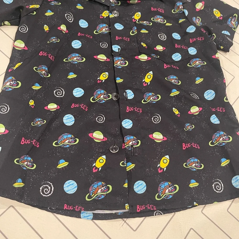 Bucee's Space Pattern Button Down - Picture 2 of 8